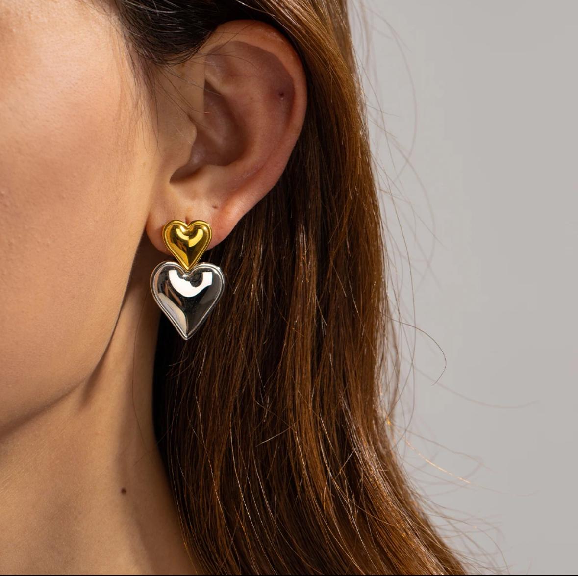 18k Stainless Steel Harmony Earrings